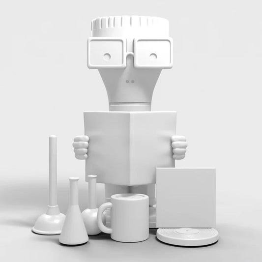 Descendents Milo from DESCENDENTS 7" (blank white variant) Vinyl Figure