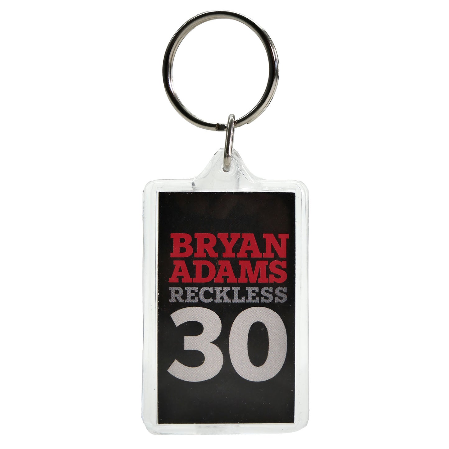 Bryan Adams Reckless 30 (Rectangle/Vertical) Plastic Key Chain