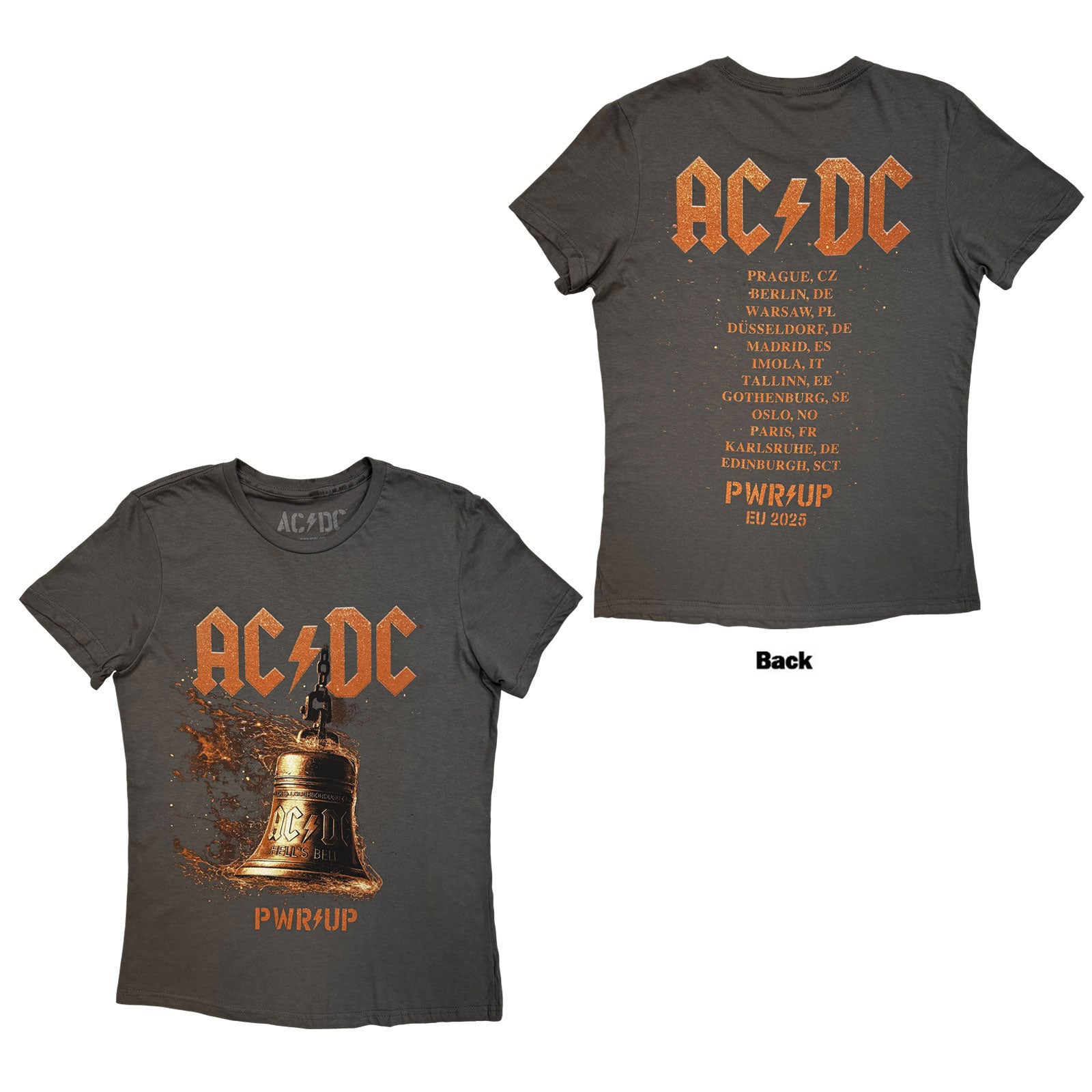 AC/DC Bell Lightning Eu Tour '25 T-shirt