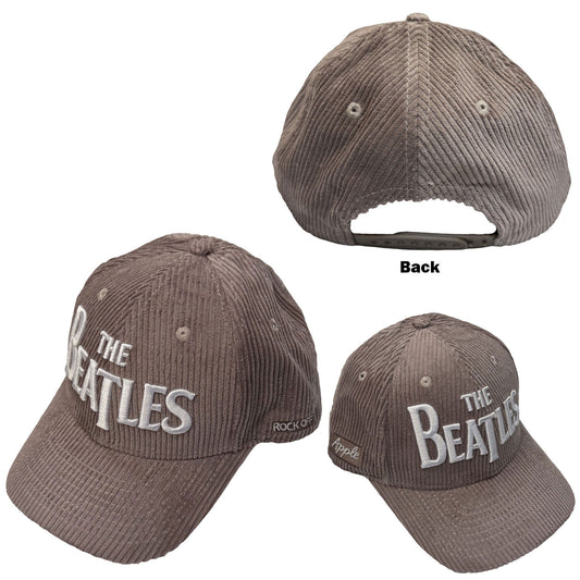 Beatles Drop T Logo & Apple Corduroy Baseball Cap