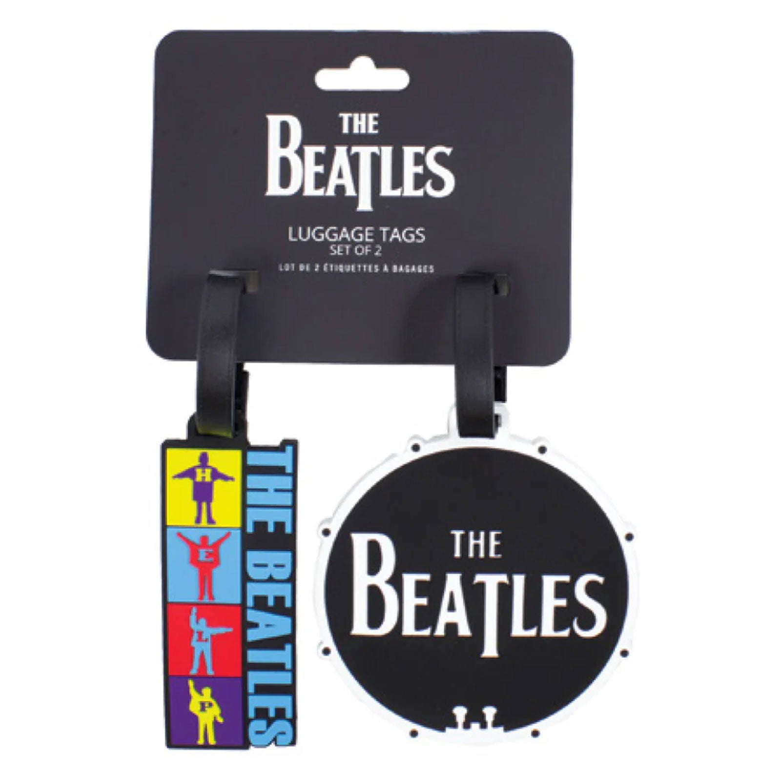 Beatles Help!/drop T Drum Luggage Tag