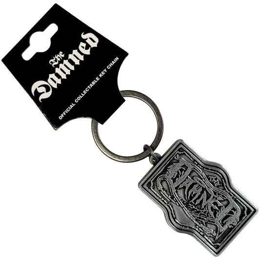 Damned The Black Album Logo Metal Key Chain