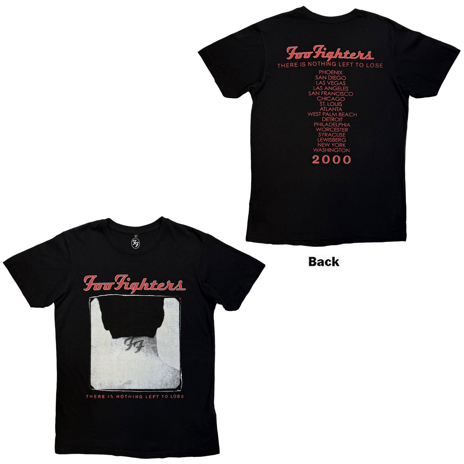 Foo Fighters Nothing Left To Lose Tour Vintage T-shirt