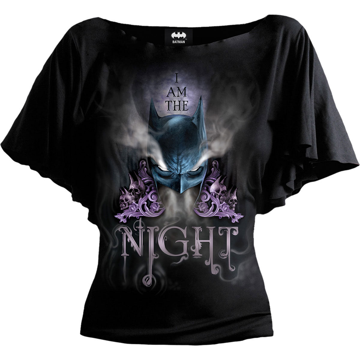 Dc Comics Batman Core - Batman I Am The Night Junior Top