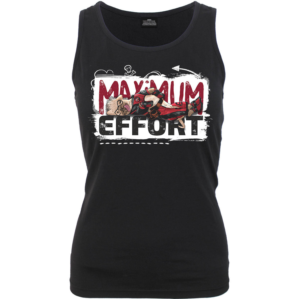 Marvel Comics Deadpool - Maximum Effort Junior Top