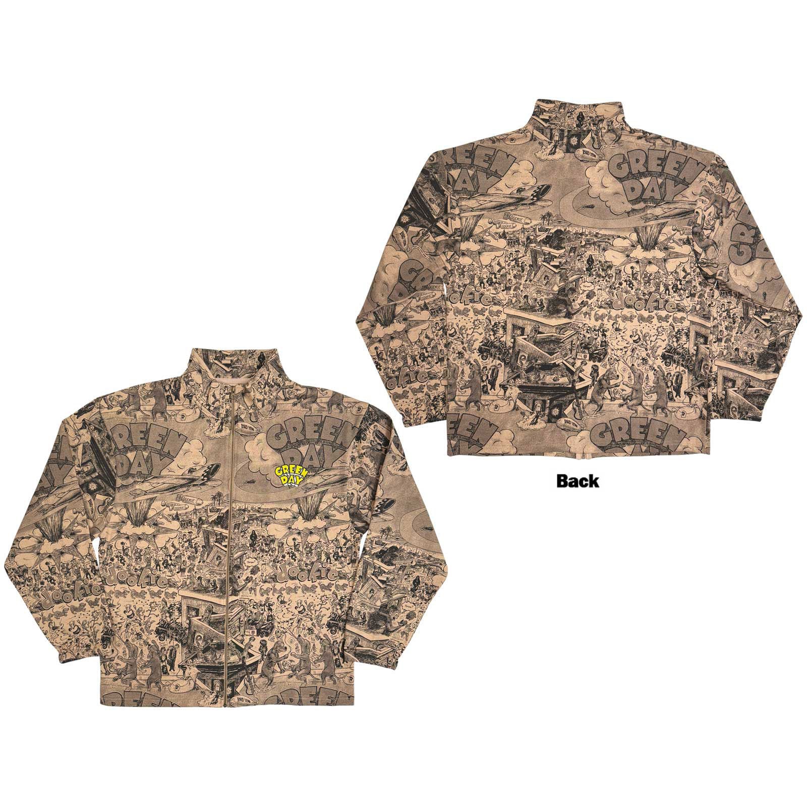 Green Day Dookie All Over Print Jacket