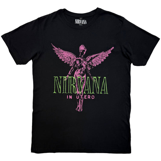 Nirvana In Utero Purple Angel Vintage T-shirt