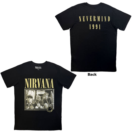 Nirvana Nevermind '91 Hotel Photo Vintage T-shirt Front