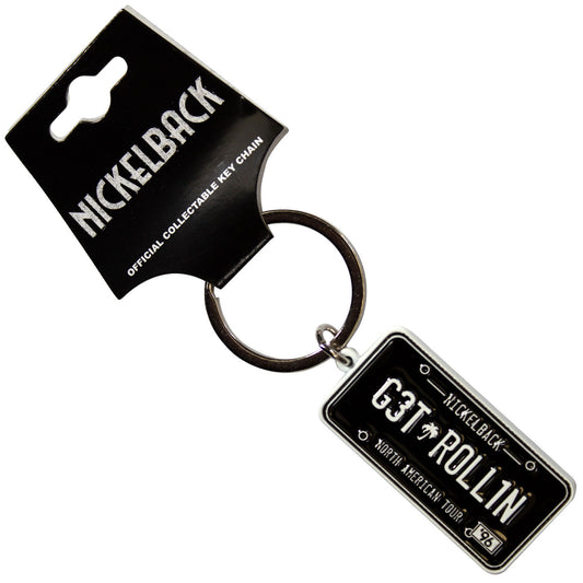 Nickelback License Plate Metal Key Chain