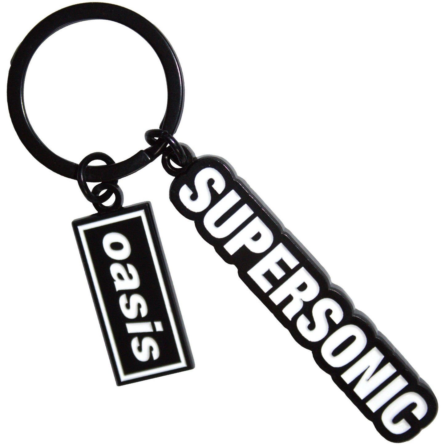 Oasis Supersonic Decca Logo Charm Metal Key Chain
