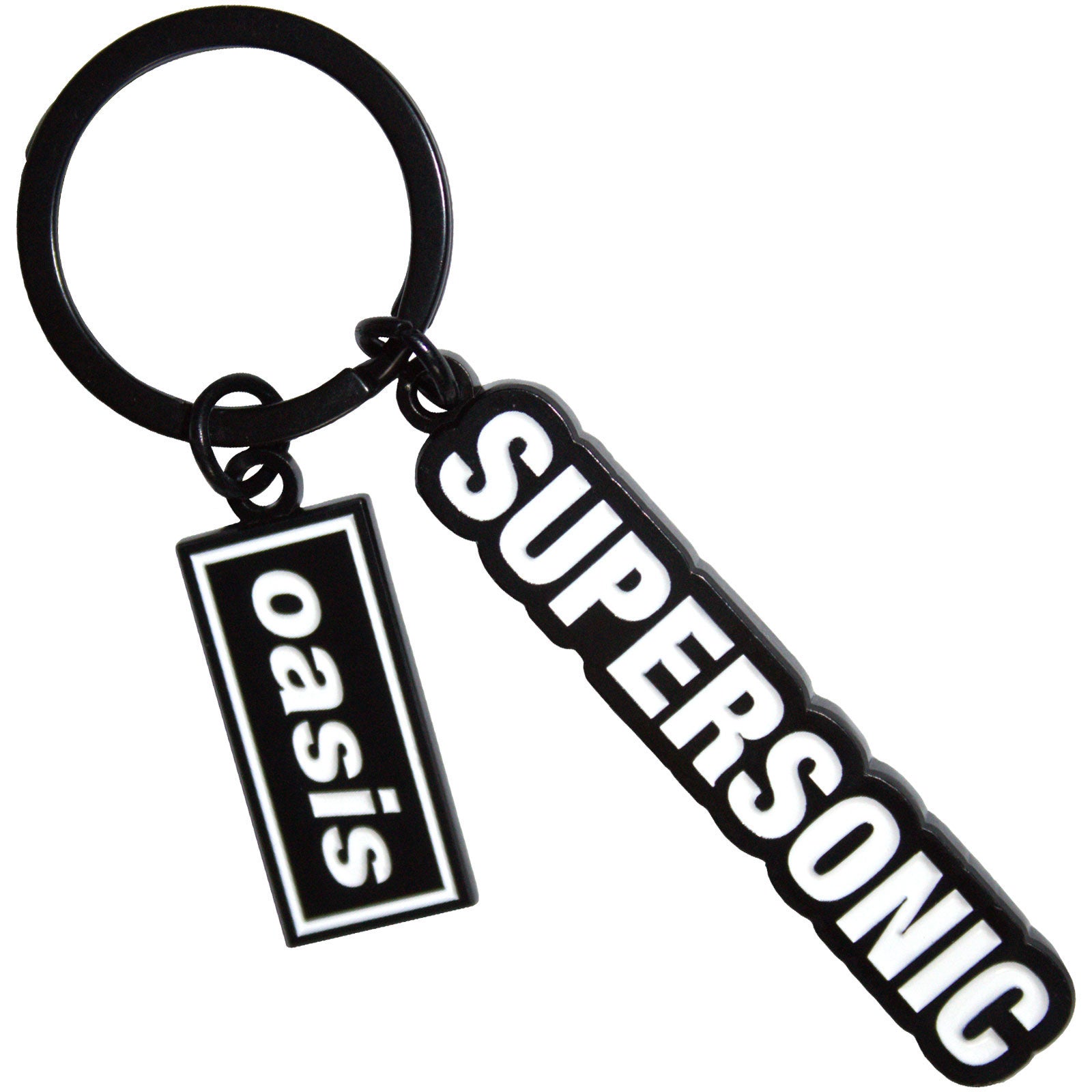 Oasis Supersonic Decca Logo Charm Metal Key Chain