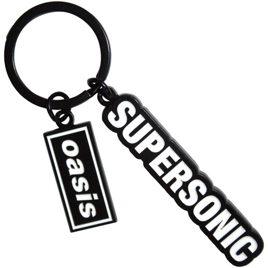 Oasis Supersonic Decca Logo Charm Metal Key Chain