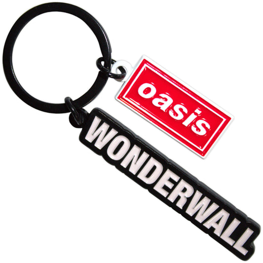 Oasis Wonderwall Decca Logo Charm Metal Key Chain