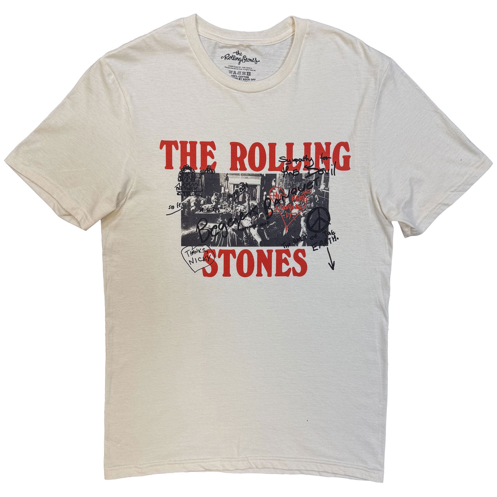 Official Rolling Stones Beggars Banquet Graffiti T-shirt | Rockabilia