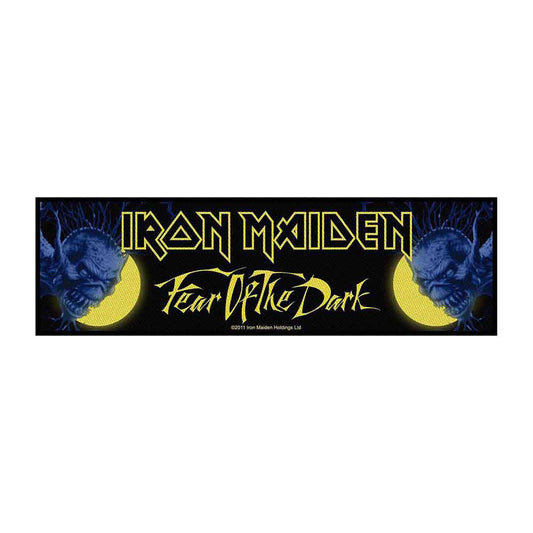 Iron Maiden Fear Of The Dark Woven Jumbo Patch