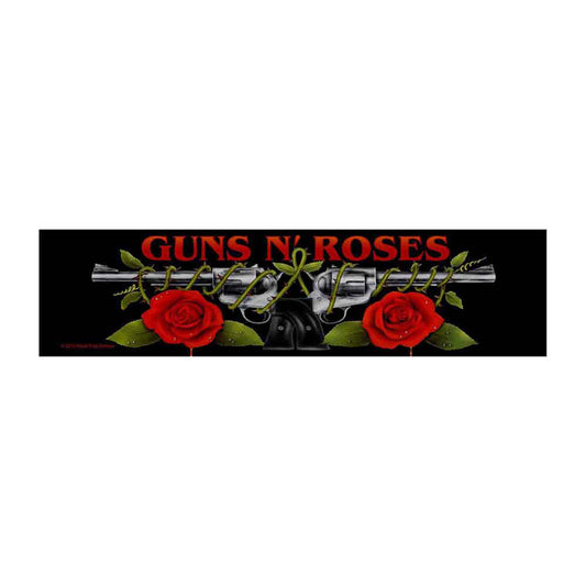 Guns N Roses Logo/roses Woven Jumbo Patch