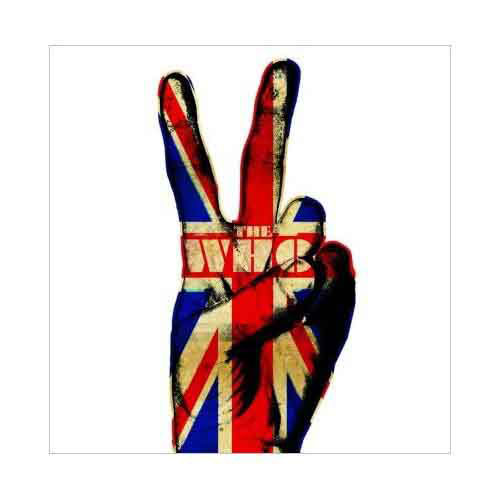Who V Sign Greeting Card