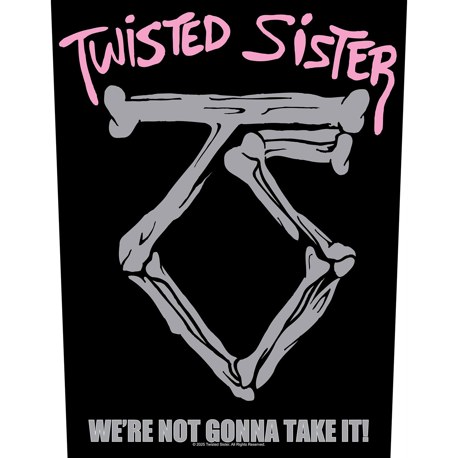 Twisted Sister We're Not Gonna Take It Back Patch