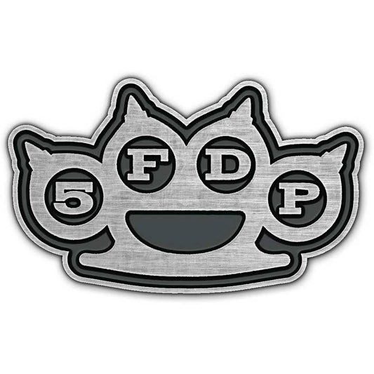 Five Finger Death Punch Knuckles Pewter Pin Badge