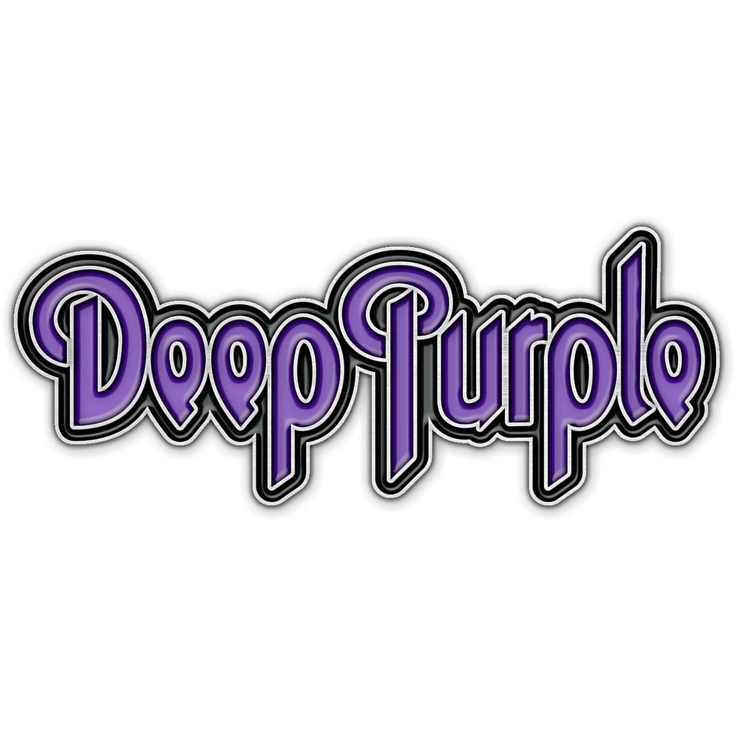 Deep Purple Logo Pewter Pin Badge