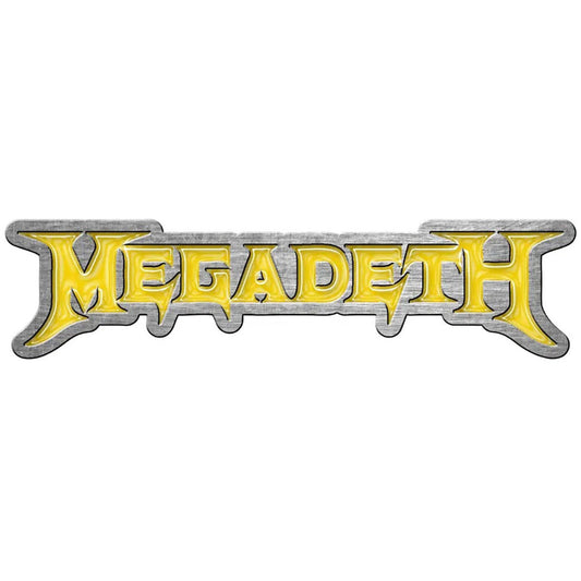 Megadeth Logo Pewter Pin Badge