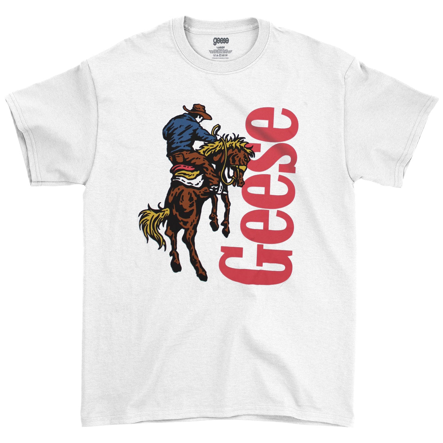 Geese 3D Cowboy T-shirt Front