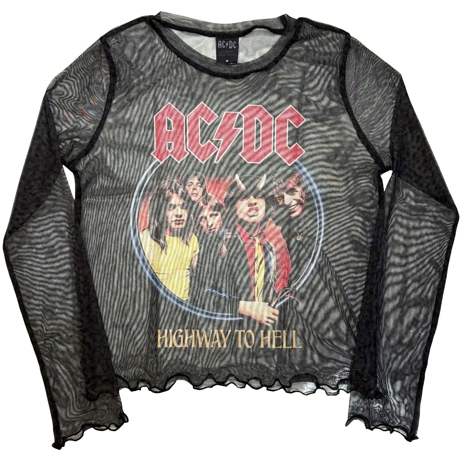 Highway To Hell Mesh Crop Top Girls Jr