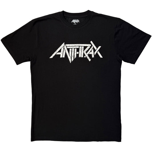 Anthrax Logo Mono T-shirt Front