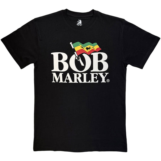Bob Marley Logo Mono T-shirt Front