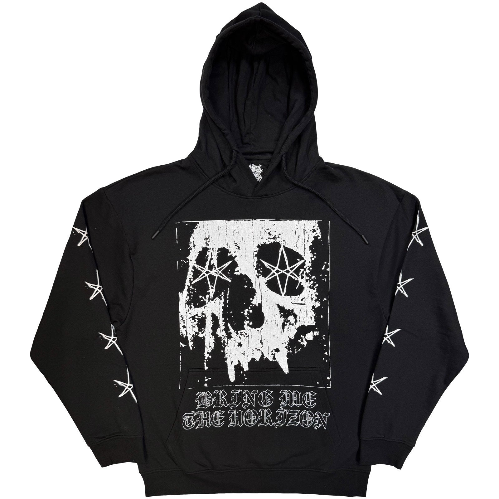 Oversized Skull Hooded Sweatshirt