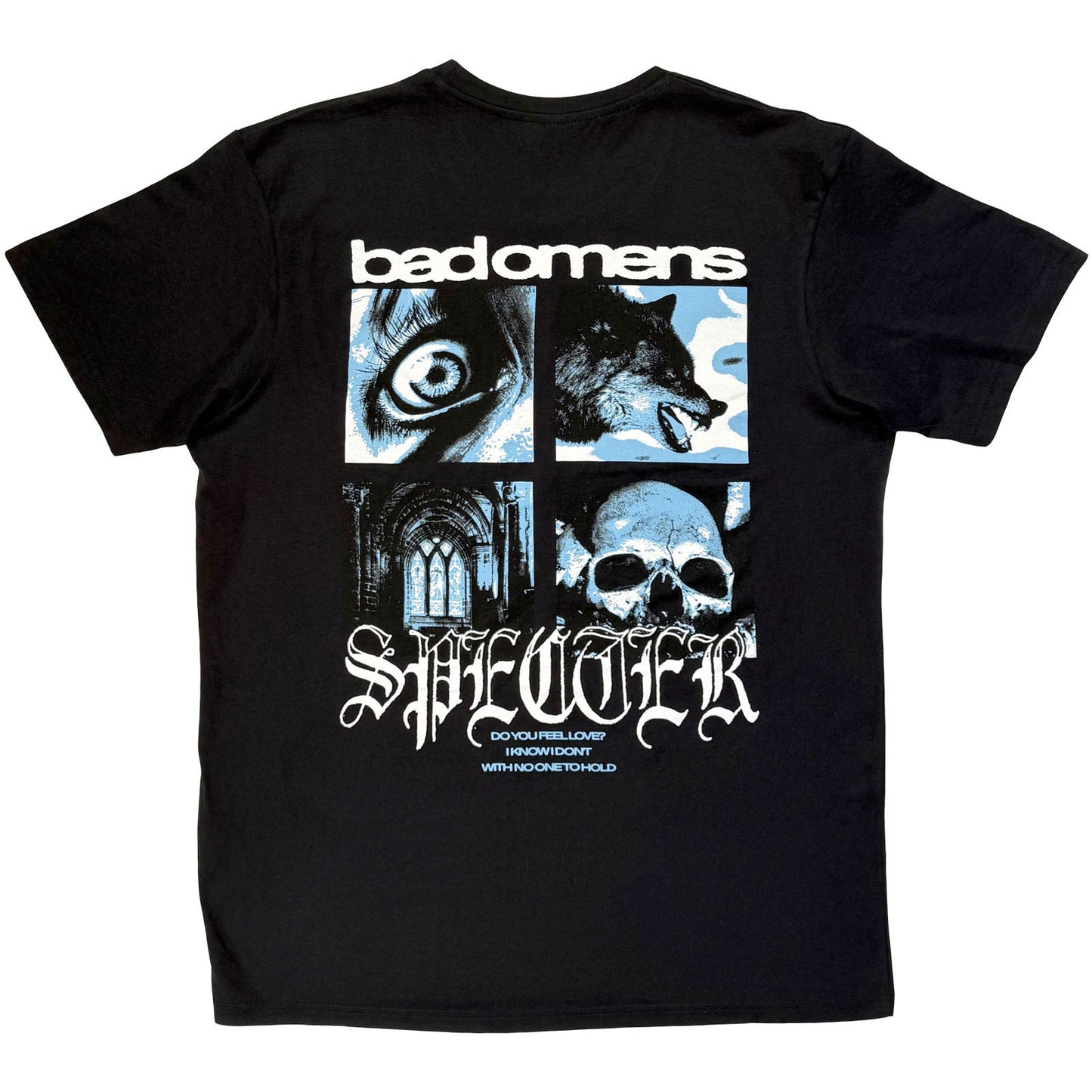Bad Omens Specter Collage Carbon T-shirt