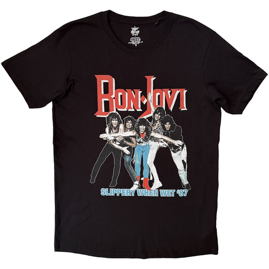 Bon Jovi Bon Jovi Slippery When Wet '87 T-shirt