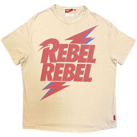 David Bowie David Bowie Rebel Rebel Lightning Bolt Junior Top