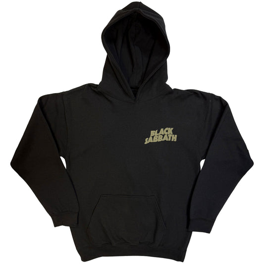 Black Sabbath Pocket Logo Us Tour '78 Hooded Sweatshirt Front