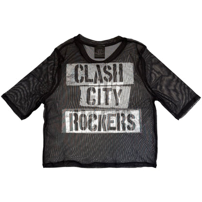 Clash City Rockers Mesh Crop Top Girls Jr