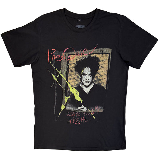 Cure Kiss Me Vintage Carbon T-shirt Front