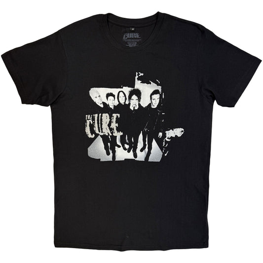 Cure 40 Years Band Photo Carbon T-shirt Front
