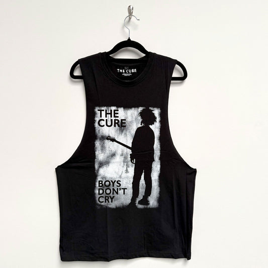 Cure Boys Don't Cry B&w Tank Top Mens Tank Front