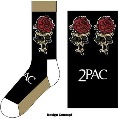 Tupac Rose Socks