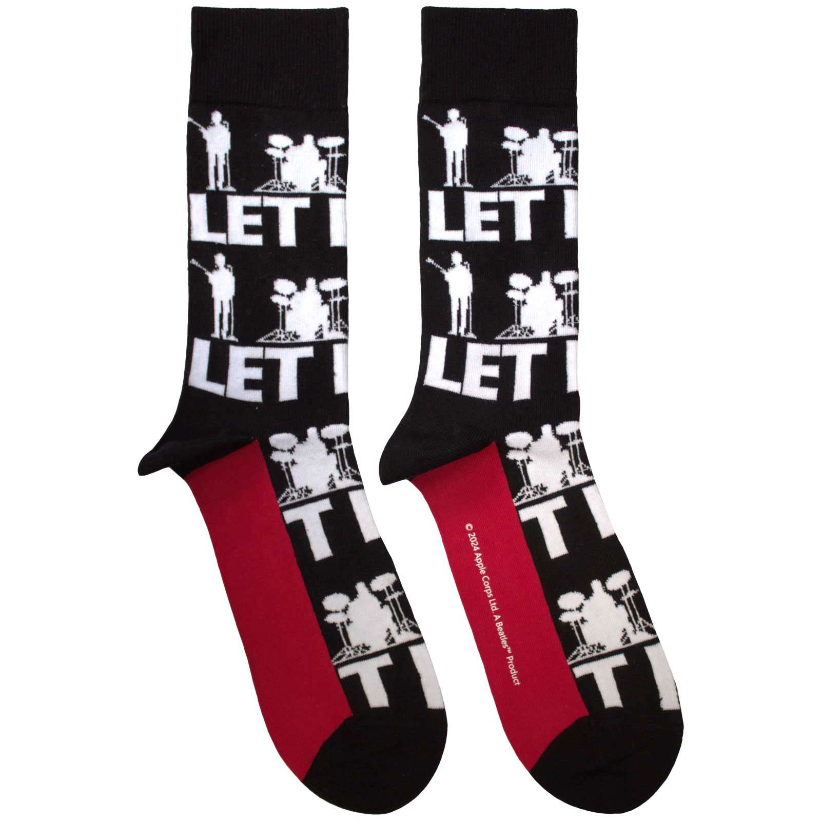 Let It Be Silhouettes Repeat Socks