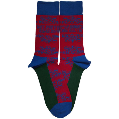 Beatles Sgt Pepper Text Outlines Socks