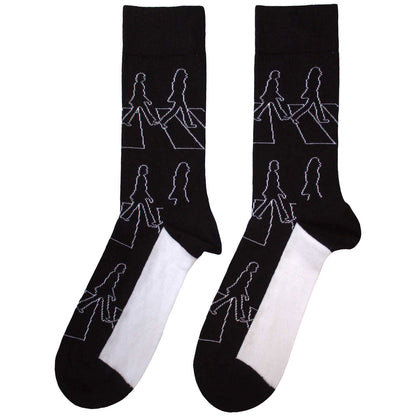 Beatles Abbey Road Outlines Socks