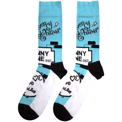 Beatles Strawberry Fields/penny Lane Socks