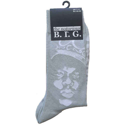 Notorious B.I.G. Crown Monochrome Socks