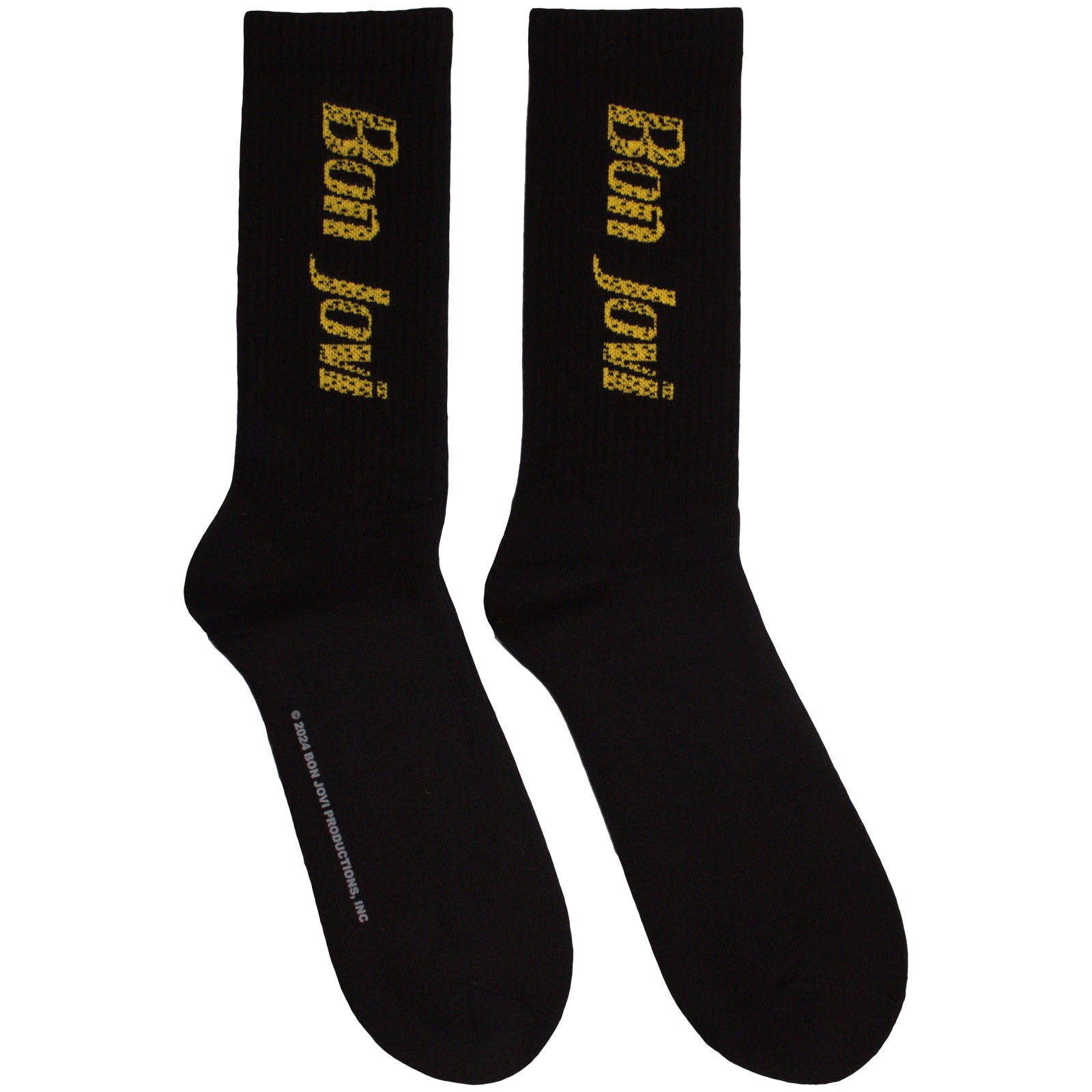 Yellow Logo Socks