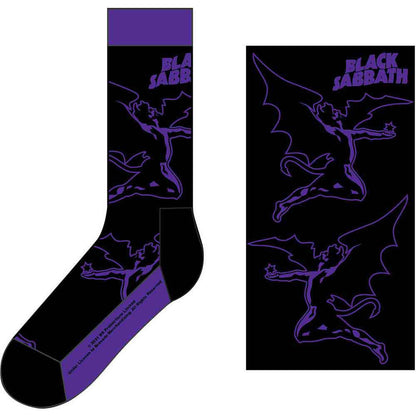 Black Sabbath Logo & Demon Socks