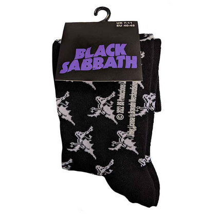 Black Sabbath Demon Pattern Socks