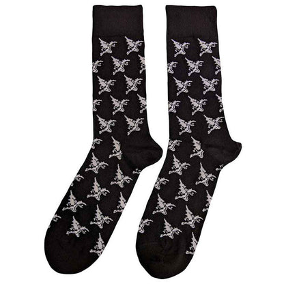 Black Sabbath Demon Pattern Socks