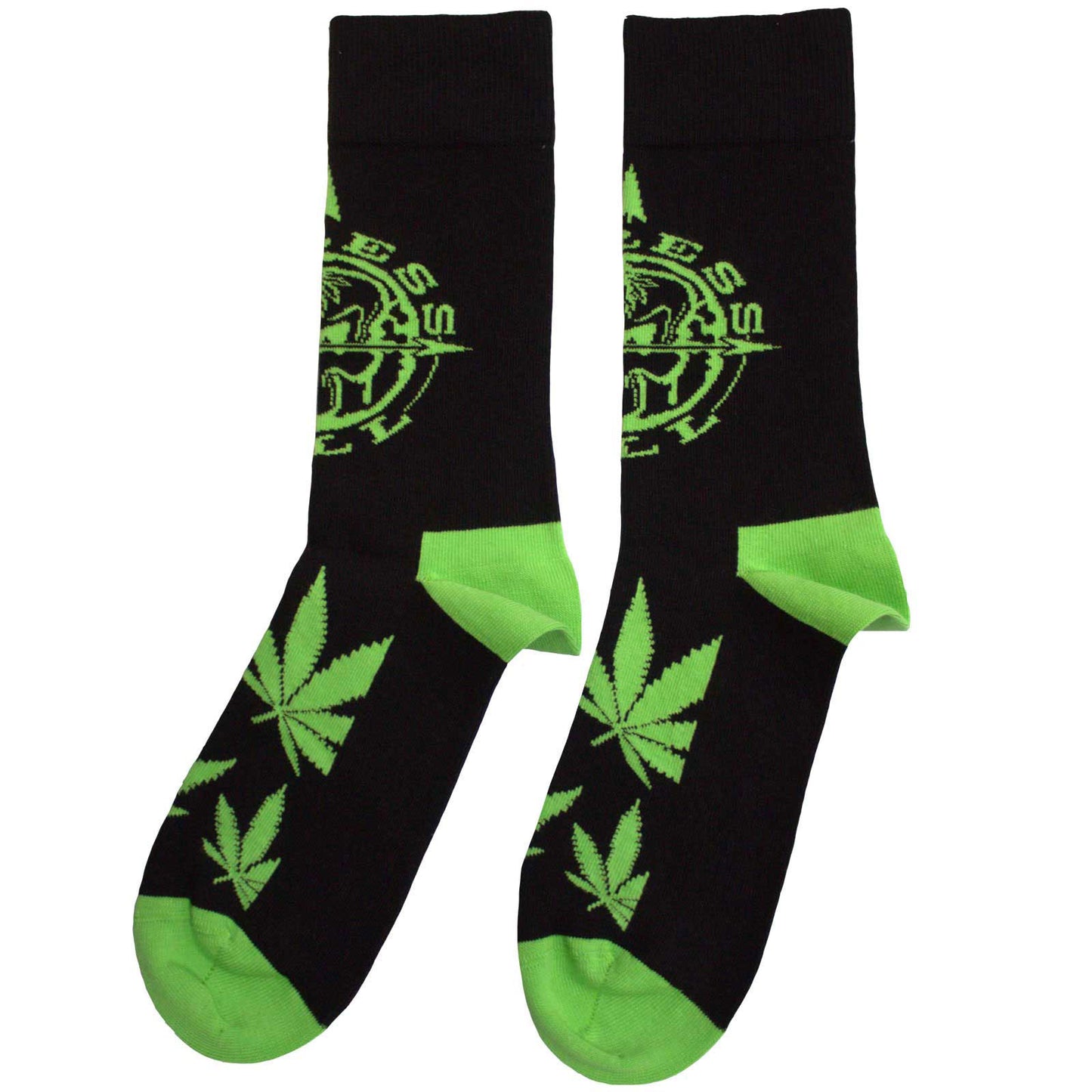 Cypress Hill Logo & Leaves Socks
