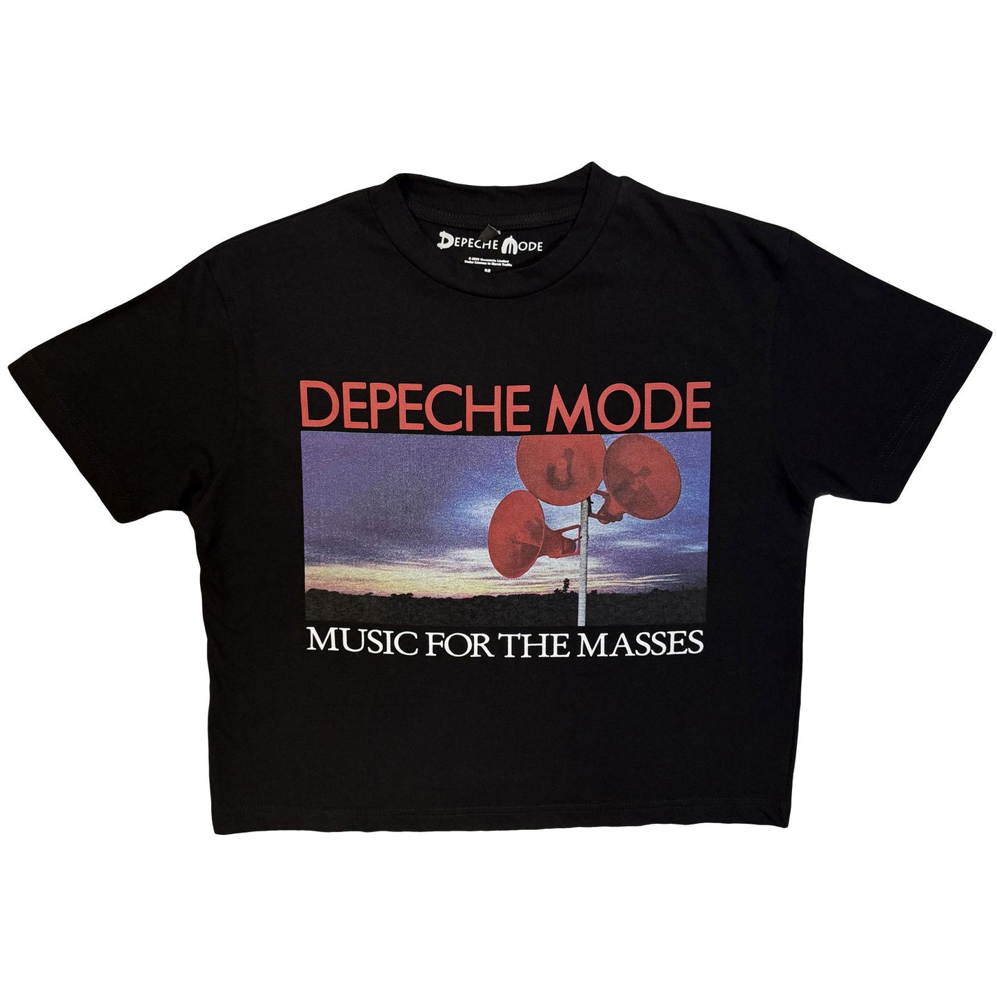 Music For The Masses Crop Top Girls Jr